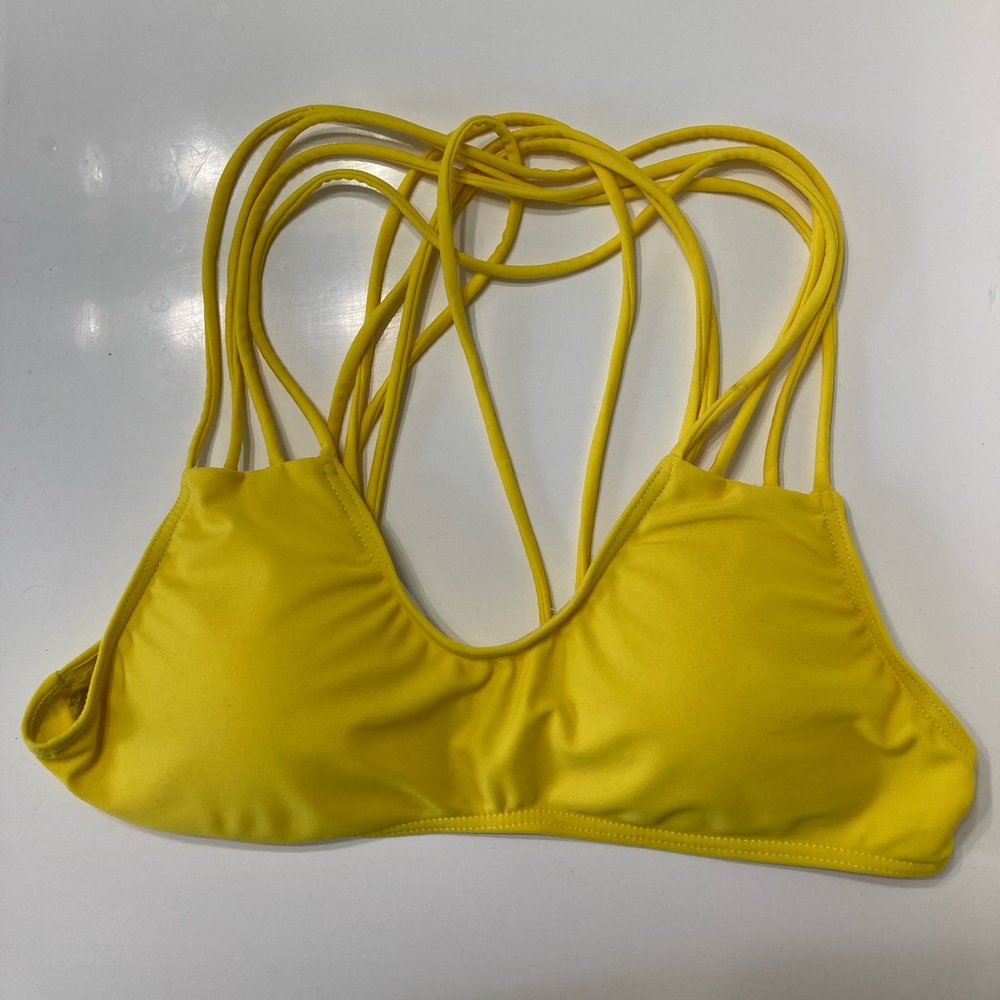 Yellow Bikini Top